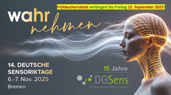 14. Deutsche Sensoriktage 19./20. Oktober 2025